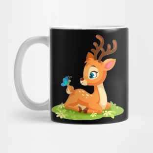 Deer illustration Mug